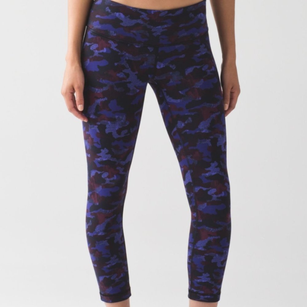 lululemon wunder under crop size 4